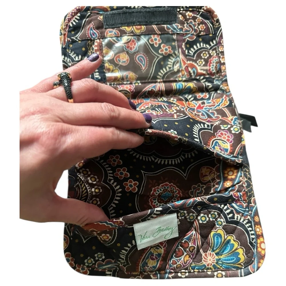 Vera Bradley wallet Kensington pattern Paisley quilted print